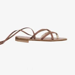X Mario D'Ischia Brown Sandals^ISSIMO Online