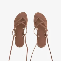 X Mario D'Ischia Brown Sandals^ISSIMO Online