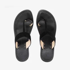 X Mario D'Ischia Unisex Ugo Black Sandals^ISSIMO Online
