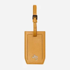 X Pineider Mustard Logo Luggage Tag^ISSIMO Clearance