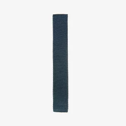 X Schostal Polka Dot Knitted Silk Tie - Navy^ISSIMO Hot