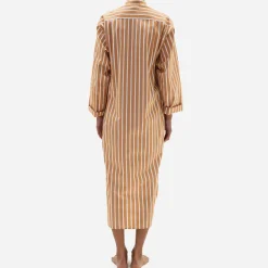 X Schostal Unisex Stripes Nightshirt - Tabac^ISSIMO Hot