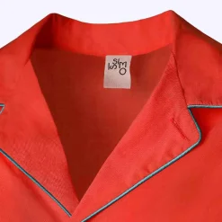 X Schostal Unisex Pyjama - Orange & Turquoise^ISSIMO Best