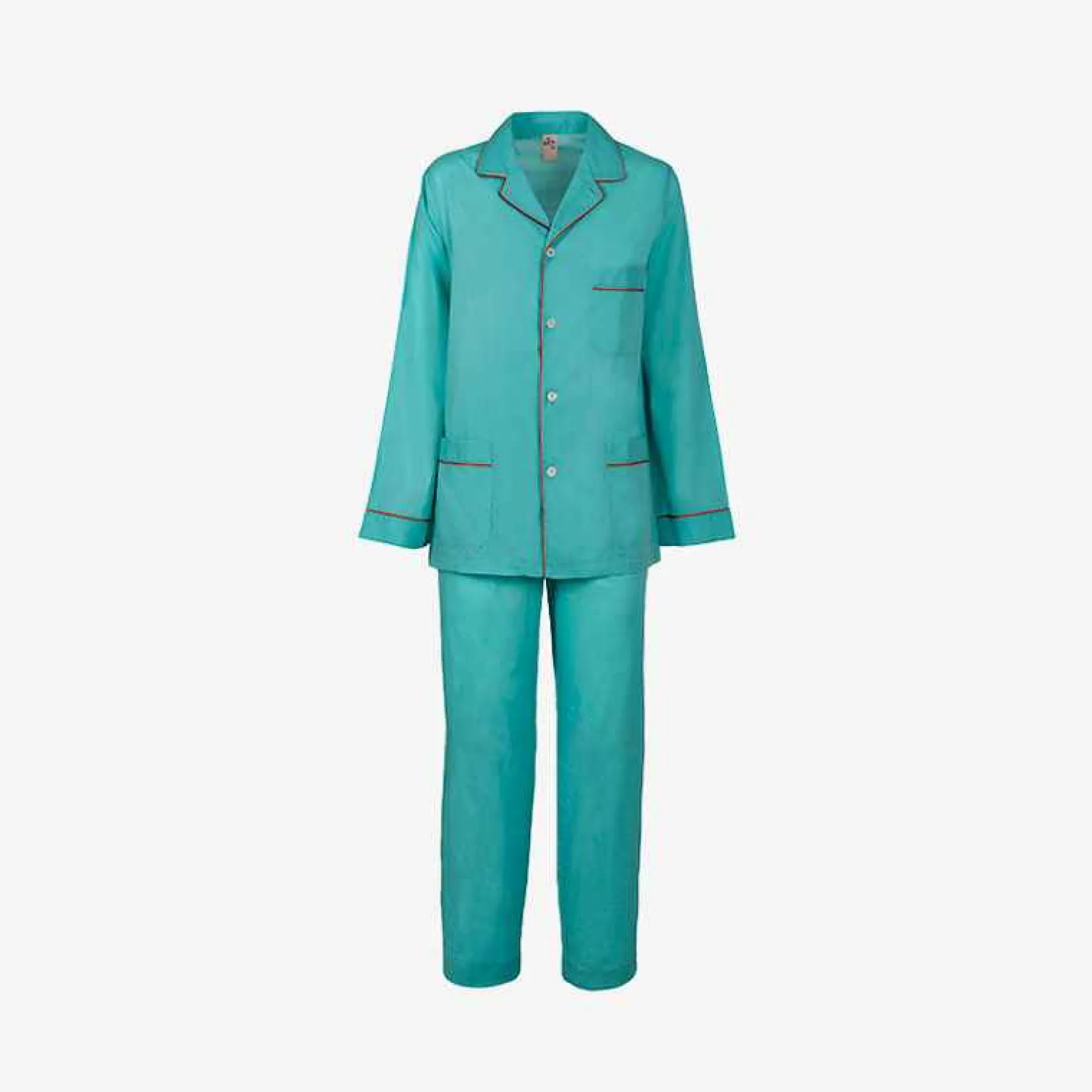 X Schostal Unisex Pyjama - Turquoise & Orange^ISSIMO Clearance