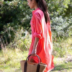 X Schostal Unisex Nightshirt - Orange & Turquoise^ISSIMO Outlet