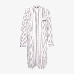 X Schostal Unisex Nightshirt - White & Multicoloured Stripes^ISSIMO Outlet