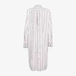 X Schostal Unisex Nightshirt - White & Multicoloured Stripes^ISSIMO Outlet