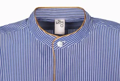 X Schostal Unisex Nightshirt - Ocre & Sky Blue^ISSIMO Hot