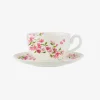 X Villeroy & Boch Bougainvillea Tea Cup And Saucer, Set Of 2^ISSIMO Clearance