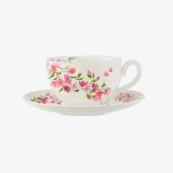 X Villeroy & Boch Bougainvillea Tea Cup And Saucer, Set Of 2^ISSIMO Clearance