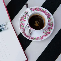 X Villeroy & Boch Bougainvillea Espresso Cup And Saucer, Set Of 2^ISSIMO Clearance