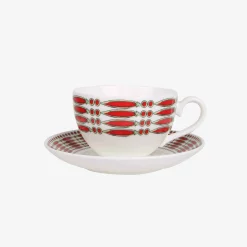 X Villeroy & Boch Peperoncino Tea Cup And Saucer, Set Of 2^ISSIMO Clearance
