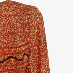 Lea Orange Daisies Dress^Loretta Caponi Hot