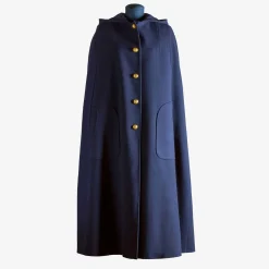 Navy Long Lenght Hooded Cape -Made To Order^Lodental Hot