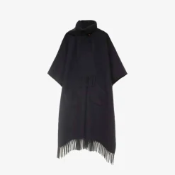 - Long Fringed Cape Dark Blue^Officina Del Poggio Best
