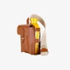 Bottle Bag With Pocket And Bottle Tan^Officina Del Poggio New
